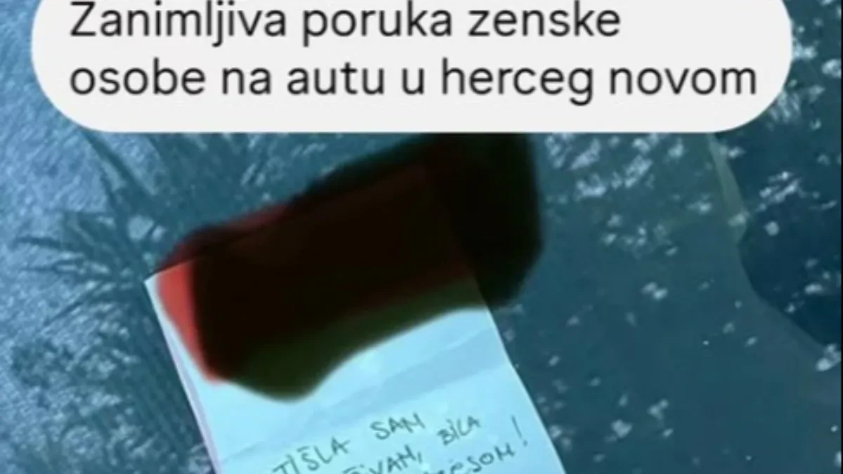 Umesto izvinjenja, ostavila je poruku kojoj se smeje ceo region: Fotografija iz Herceg Novog postala je apsolutni hit