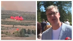 "Imamo najbolje helikoptere u Evropi za gašenje požara" Vučić o požarima u Srbiji i toku Ibra