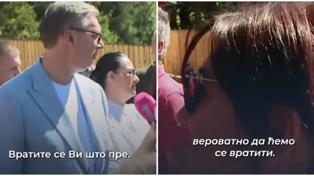 "Bila sam ponosna na vas kad ste bili kod Makrona" Žena došla iz Francuske u Prijepolje da vidi Vučića, planira da se sa porodicom vrati u Srbiju (VIDEO)