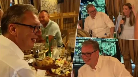 "Ovde je i more najbolje" Vučić objavio snimak iz kafane na Kokinom Brodu (VIDEO)