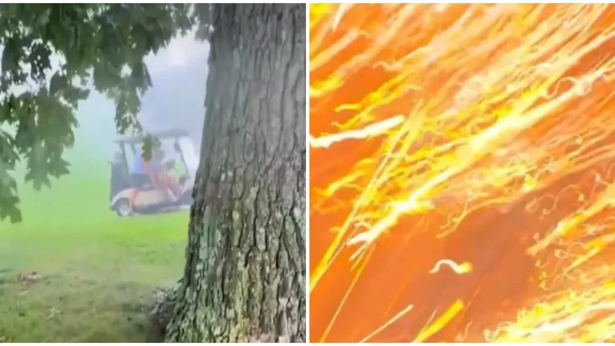 Grom ga pogodio u ruku dok je snimao! Srušio se na zemlju, jezivi snimak postao viralan (VIDEO)