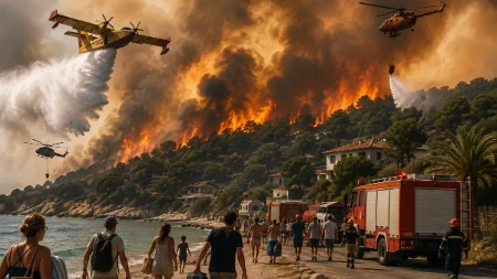 Drama u omiljenom letovalištu Srba! Stigla naredba za evakuaciju, nebo puno aviona i helikoptera