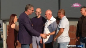 Vučić sa narodom u Paraćinu: Predsednik obilazi kompaniju "NIP Spasić" (FOTO/VIDEO)