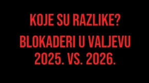 Godina prođe, nasilje blokadera nikad... Probajte da pronađete razliku između skupa 2025. i 2026. godine (VIDEO)