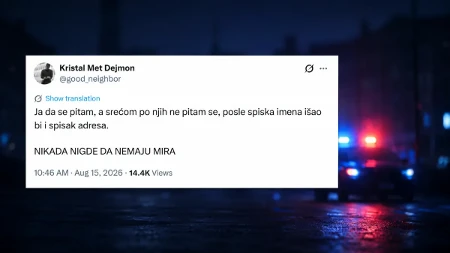 Monstrumi! Posle smrti policajca hoće i da im dođu na kućni prag