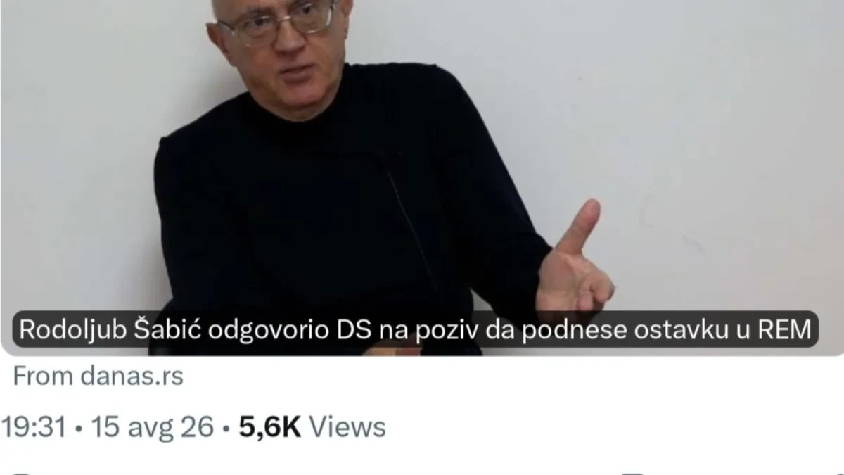 "Dobio malo veću funkciju za izdaju i laganje": Sin Vuka Obradovića pokopao Rodoljuba Šabića
