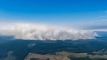 Udar na 3 km od nemačke granice! Izbio požar, izdato upozorenje za moguću evakuaciju!