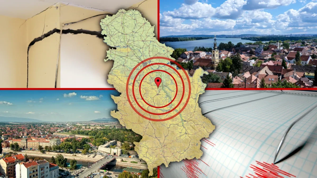Zemljotres upravo potresao Srbiju! Evo gde je bio epicentar