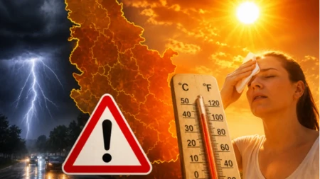 RHMZ popalio alarme! Biće 42 stepena, vreme - opasno!
