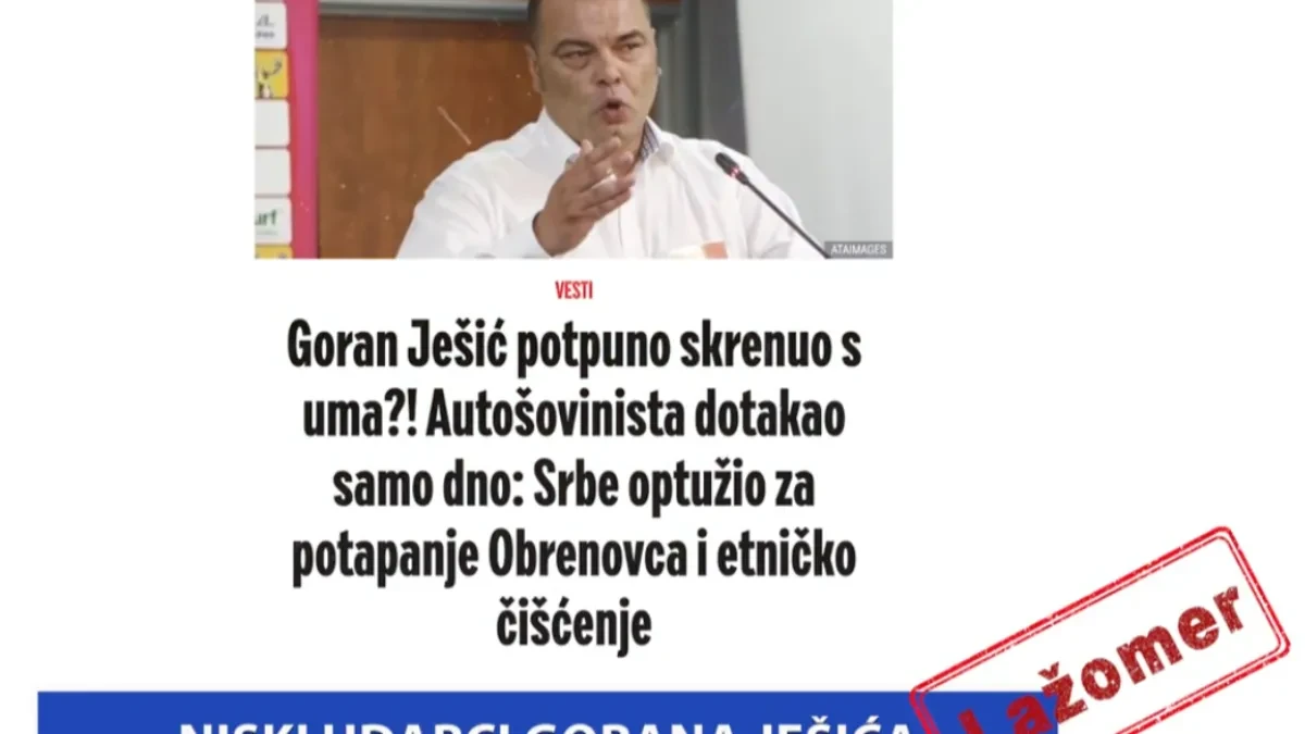Ješić prešao sve granice?! Optužio vlast da je „podavila Obrenovac“, pa izneo još monstruozniju tvrdnju (VIDEO)