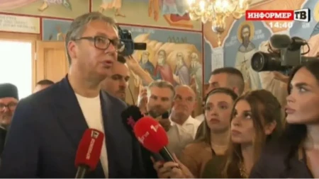 Vučić: Kada se neko ljuti na Srbe sa KiM, samo kažem neka odu dole da žive