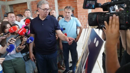 "Sve što radimo, radimo zbog naše dece" Vučić: Izgradnja nove škole je velika stvar za Provo (VIDEO)