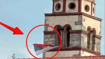 Trobojka na pravoslavnoj crkvi u Hrvatskoj: Snimak digao buru, reagovala policija
