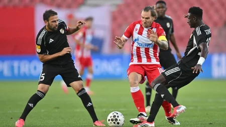 Crvena zvezda - Čukarički: Crveno-beli vode