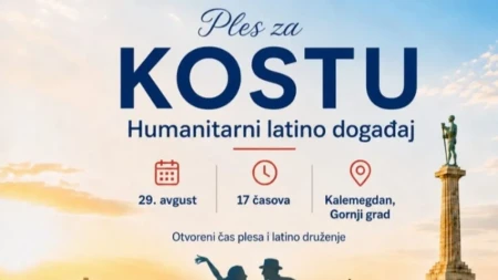 Ples za malog Kostu: Humanitarna akcija na Kalemegdanu