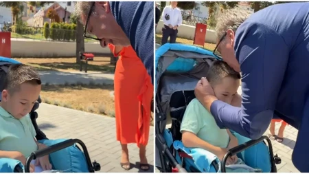 "Bravo, Stefane!" Dečak posvetio pesmu Vučiću: "Nema lepšeg poklona od iskrenih dečjih reči, ovakvi susreti se dugo pamte"