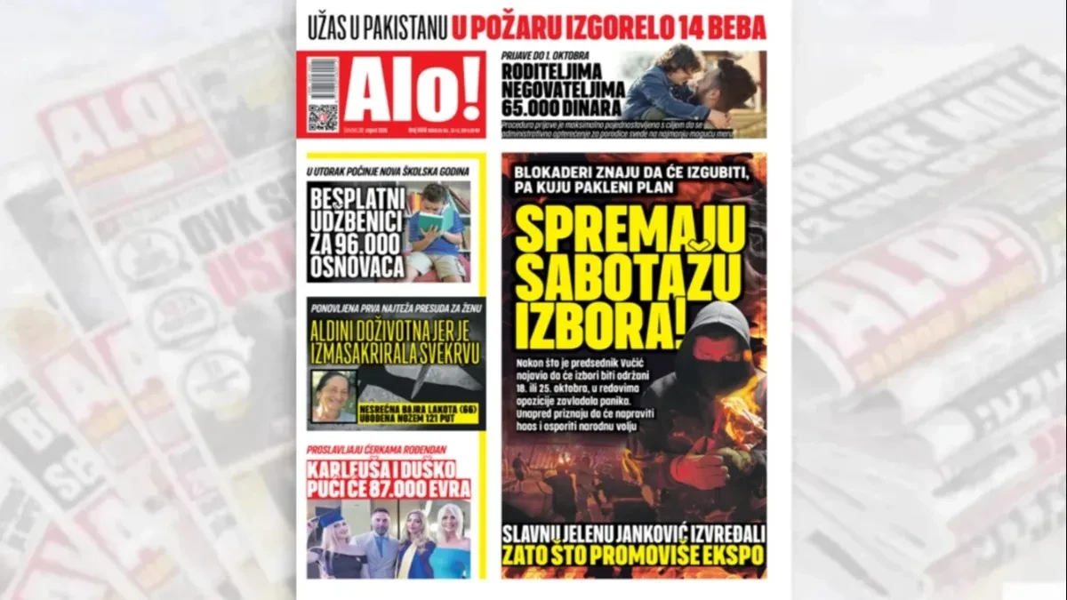 Blokaderi znaju da će izgubiti, pa kuju pakleni plan: Spremaju sabotažu izbora!