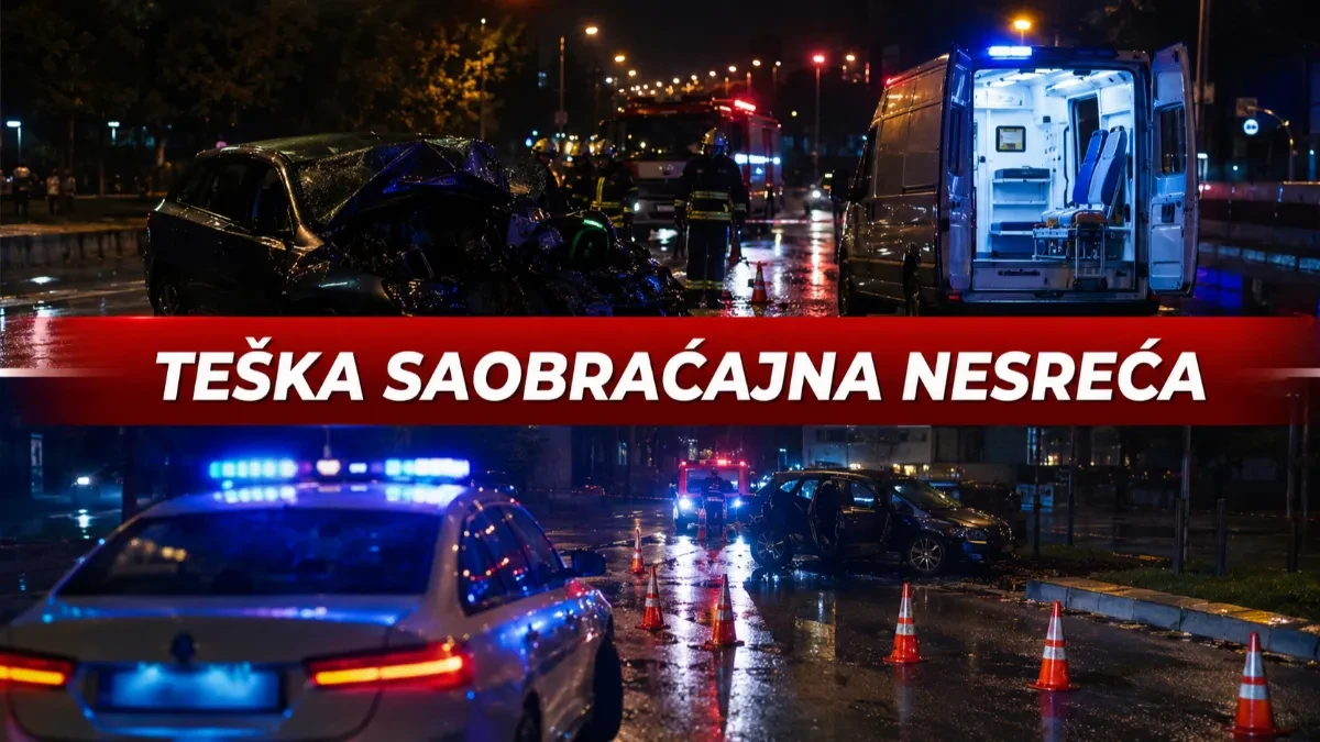 Stravičan udes u Jevrejskoj ulici u Novom Sadu: BMW prešao punu liniju i usmrtio dvoje ljudi