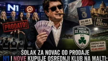 Šolak za novac od prodaje N1 i Nove kupuje osrednji fudbalski klub na Malti: Kako je za mali novac prodao svoje verne sluge