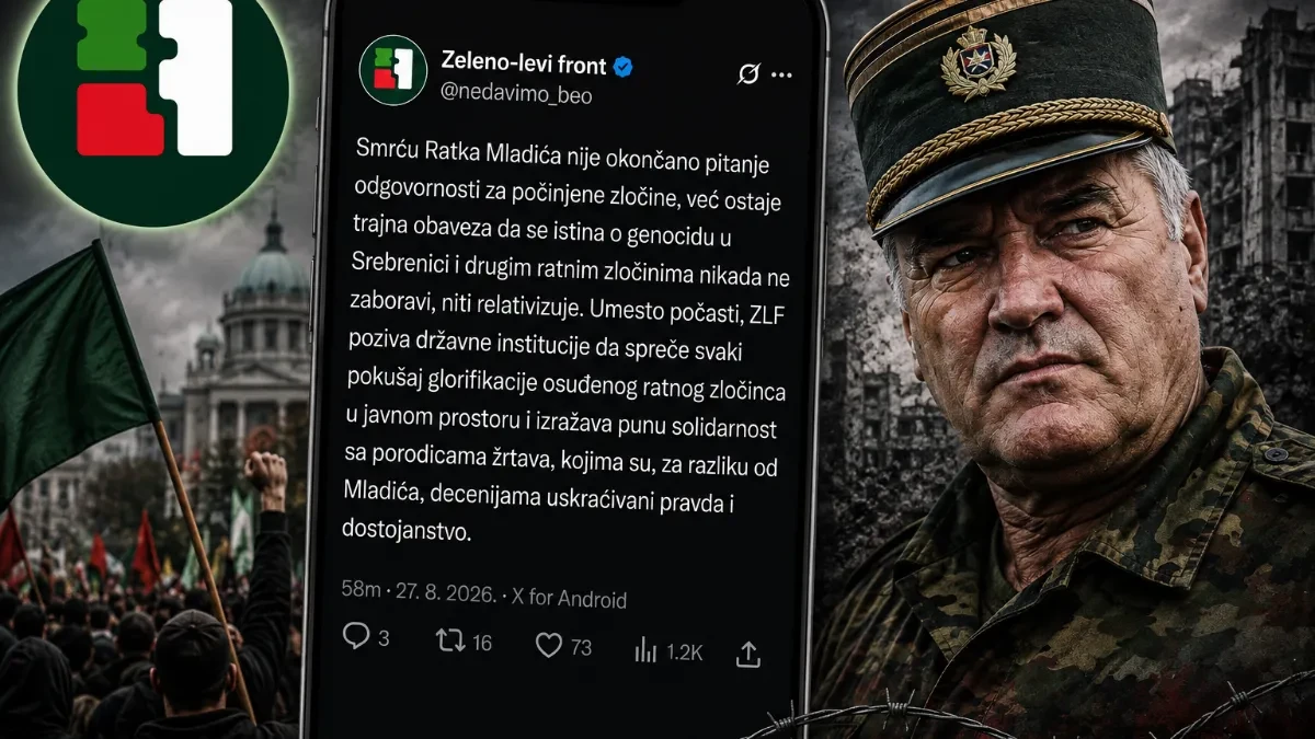 Maske su pale posle smrti Ratka Mladića: Pogledajte šta poručuju oni koji svim silama guraju Studentsku listu