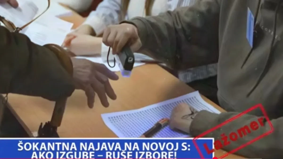 Šokantna najava na Novoj S: Ako izgube - ruše izbore! (VIDEO)