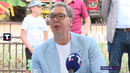 „Srećan sam što su blokaderi srećni“: Vučić ih pecnuo dok je pokazivao šta se sve gradi