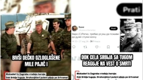 Bivši dečko Mile Pajić vređa generala Mladića! Dok se baškari u Hrvatskoj, upućuje sramne uvrede