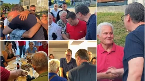 Kapija širom otvorena, kuća puna prijatelja i komšija, srce puno: Vučić sa narodom (VIDEO)
