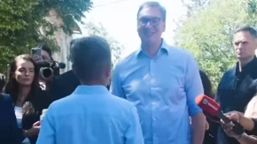Predsednik ostao u šoku posle pitanja u Srpskoj: Dečak Aleksa mu dao odgovor koji će se dugo pamtiti (VIDEO)