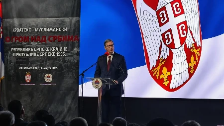 Ustaška histerija oko Vučićevog govora! Predsednik Srbije jasno stavio do znanja da je Oluja zločin, a da su hrvatske snage bile agresor na Srbima!