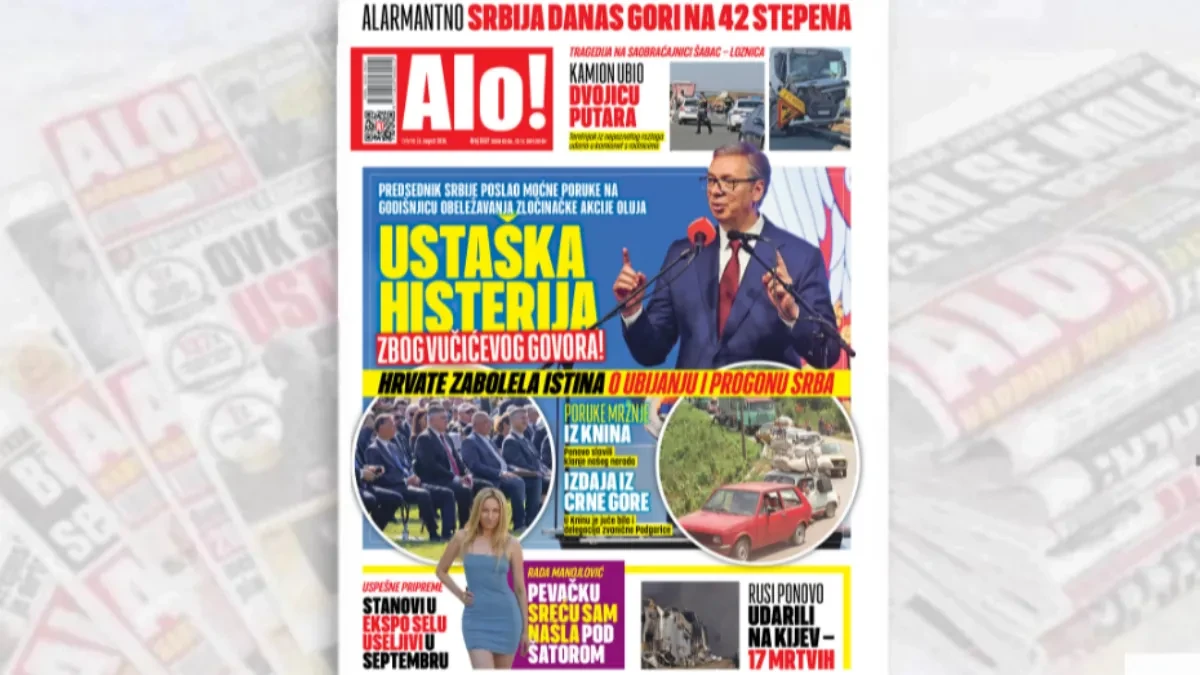 Ustaška histerija zbog Vučićevog govora! Predsednik Srbije poslao moćne poruke na godišnjicu obeležavanja zločinačke akcije Oluja