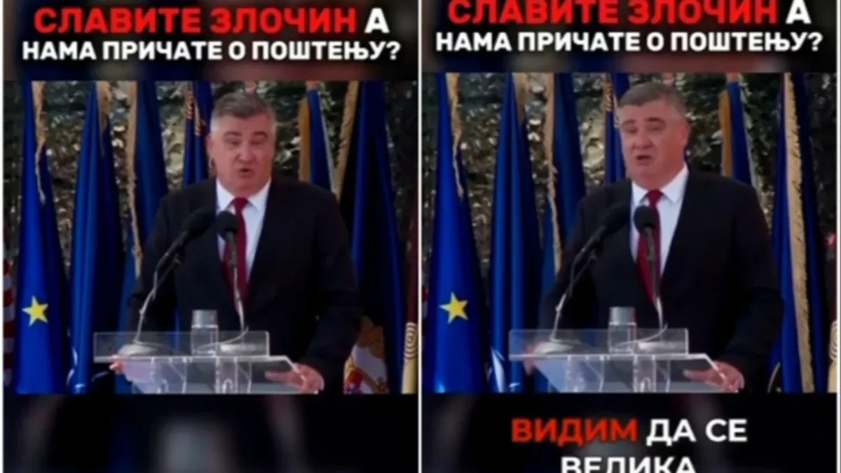 Nova provokacija iz Zagreba! Milanović: Oluja je bila pobednički i pošteni rat