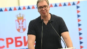 "Poštovani rudari, hrabri sinovi naše zemlje, srećno! Živela Srbija!"