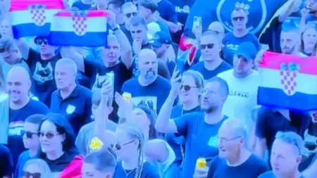 Esencija ustaštva na ulicama Knina! Crna legija, hrvatski Hitler i buđenje nacizma u Hrvatskoj (VIDEO)