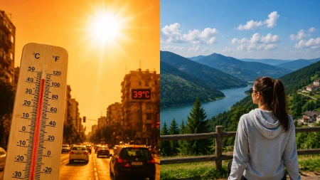 Dok se ostatak Srbije topi, ovde će vam trebati jakna: Razlika u temperaturi je i do 15 stepeni