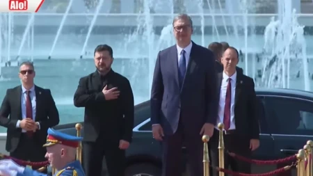 Vučić i Zelenski razgovaraju oči u oči! Ukrajinski predsednik dočekan uz najviše počasti