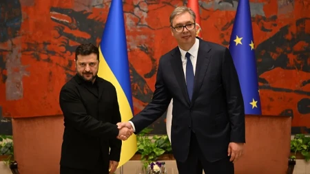 Vučić i Zelenski razgovaraju oči u oči! Ukrajinski predsednik dočekan uz najviše počasti
