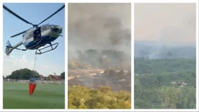 "Super puma" i "Kamov" gase vatrenu stihiju u Deliblatskoj peščari! Gledajte kako izgleda herojska borba 