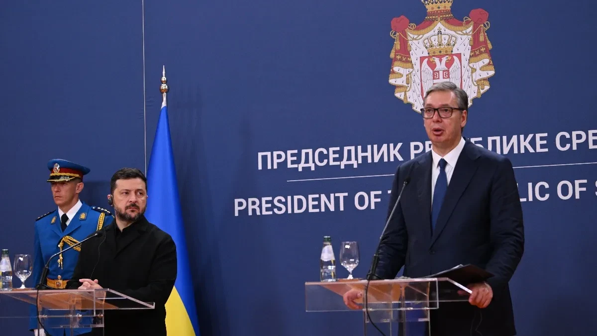 "Zahvalan sam Ukrajini što podržava teritorijalni integritet Srbije! Vučić ugostio Zelenskog, zajedno se obratili javnosti