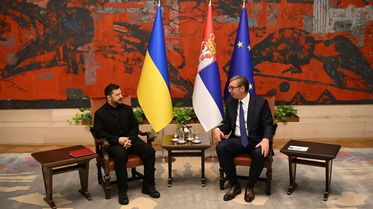 Predsednik Srbije Aleksandar Vučić juče u Beogradu ugostio svog ukrajinskog kolegu Volodimira Zelenskog: Zahvalni smo Ukrajini što podržava teritorijalni integritet Srbije