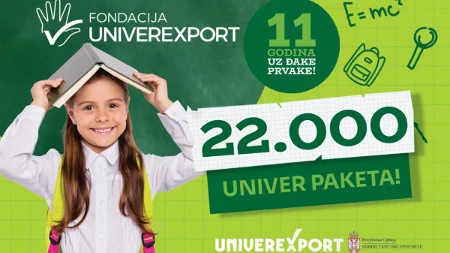 Prvi školski dan za pamćenje: Univerexport obradovao 22.000 prvaka širom Srbije 