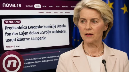 Blokadersko ludilo nema granicu: Novoj S je i predsednica Evropske komisije - Ćaci! 