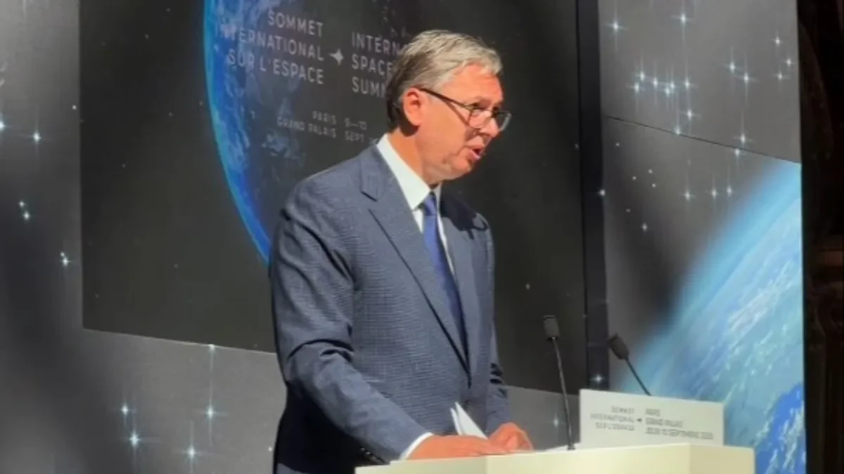 Vučić se obratio na samitu u Parizu: Srbija želi svoje mesto i dublje uključivanje u evropski svemirski ekosistem