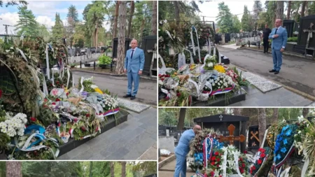 „Svaka ptica svome jatu!“ Knežević posetio Mladićev grob, pa se oglasio rečima: „I ja srpskom komandantu!“