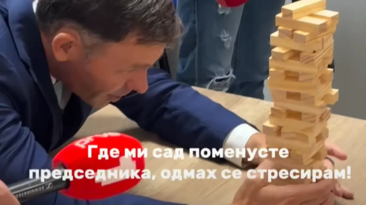 "Gde mi sada spominjete predsednika, odmah se stresiram" Gospođa Stanimirka pokušala da psihološki uzdrma Malog, ali ruka mu nije zadrhtala - kula je ostala da stoji 