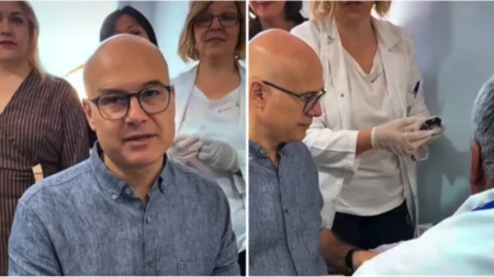 Lider SNS Vučević posetio Ćupriju: "Ministarstvo dovodi mobilne ambulante u najmanja i najudaljenija mesta" (VIDEO)