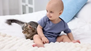 Mačak nije hteo da propusti priču za laku noć: Ovo topi srca - raznežićete se