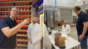 "Sjajno društvo i vrhunski znalci" Vučić pokazao kako se podržavaju srpski domaćini (VIDEO)