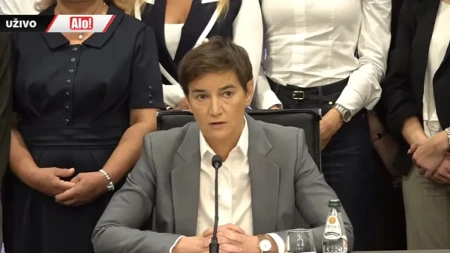 Ana Brnabić obraća se javnosti (VIDEO)