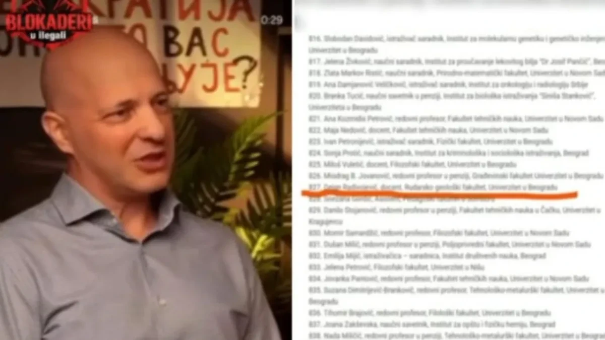 Prećutao političku prošlost zbog poslaničke fotelje? Radivojević od Đilasa i ZLF stigao na blokadersku listu